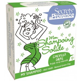 Mon Shampoing solide certifié Bio Cheveux Gras Secret de provence