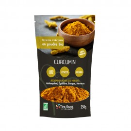 curcumin, curcuma poudre. Amazon, vertues. Antioxydant, apaise.  bienfaits pour votre santé