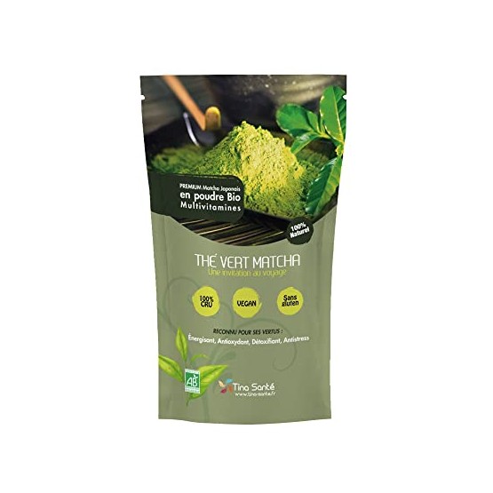 MATCHA BIO THE 200G, tina santé pour un moment de détente