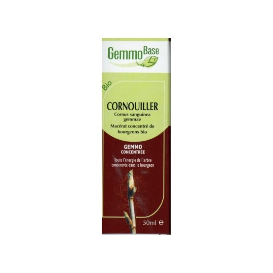 GEMMOBASE CORNOUILLIER BIO 50ML draineur-inflammation
